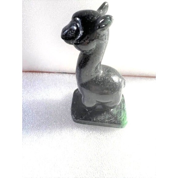 Ruby Zoisite Alpaca Carving - Picture 1 of 7